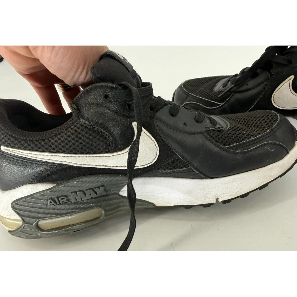 Nike Air Max Black White Mesh Running Sneakers Lace Up Women's Size 8 CD5432-003